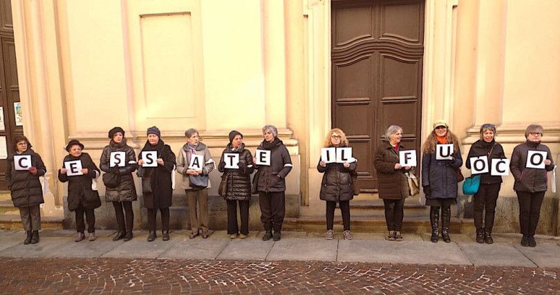 Protesta silenziosa contro tutte le guerre